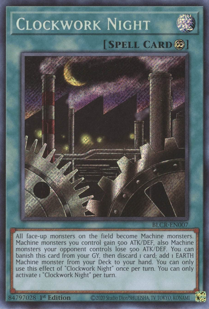 Clockwork Night [BLCR-EN007] Secret Rare | Odin's Place