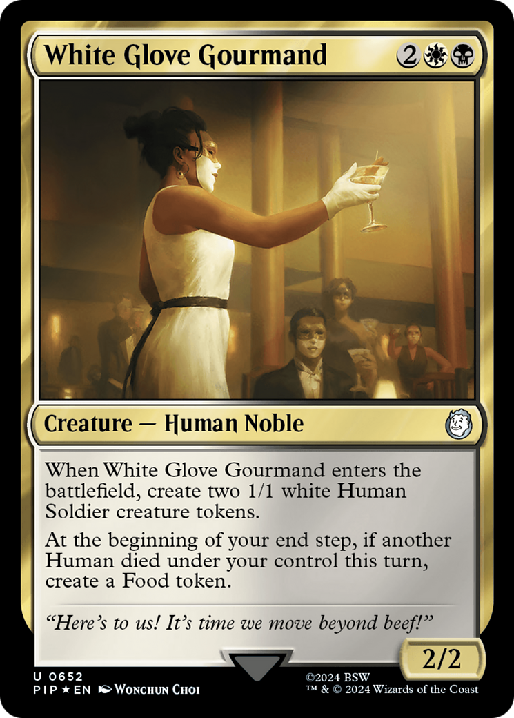 White Glove Gourmand (Surge Foil) [Fallout] | Odin's Place