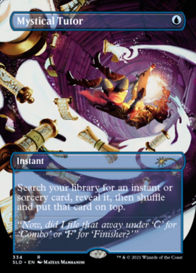 Mystical Tutor (Borderless) [Secret Lair Drop Series] | Odin's Place