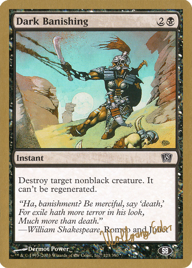 Dark Banishing (Wolfgang Eder) (SB) [World Championship Decks 2003] | Odin's Place