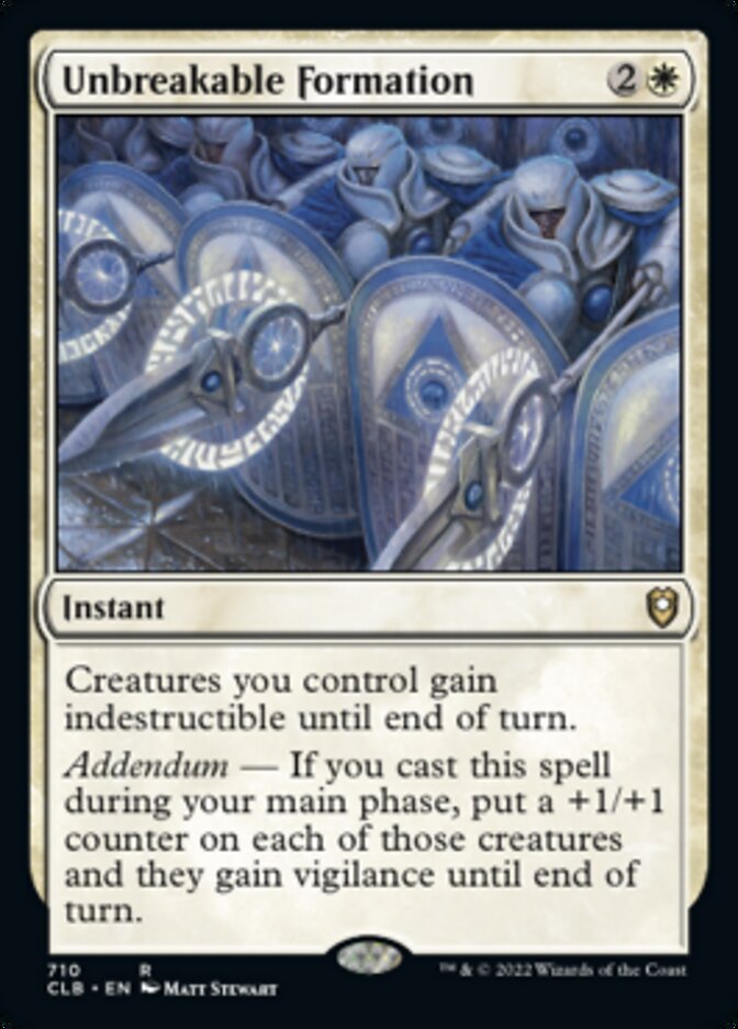 Unbreakable Formation [Commander Legends: Battle for Baldur's Gate] | Odin's Place