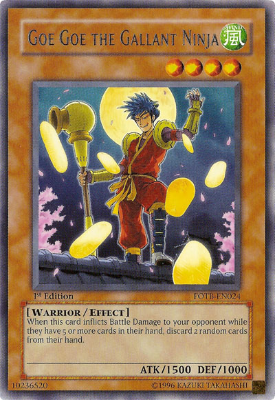 Goe Goe the Gallant Ninja [FOTB-EN024] Rare | Odin's Place
