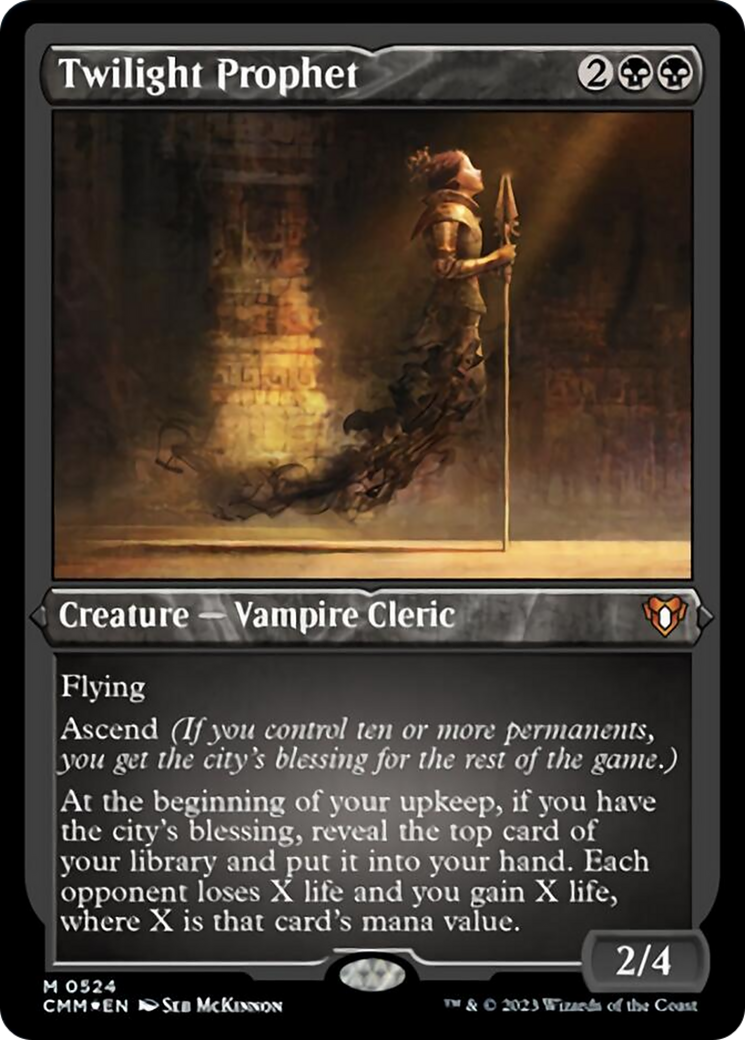 Twilight Prophet (Foil Etched) [Commander Masters] | Odin's Place