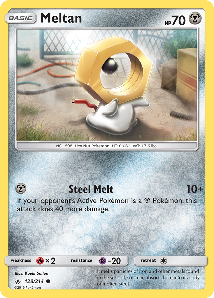 Meltan (128/214) [Sun & Moon: Unbroken Bonds] | Odin's Place