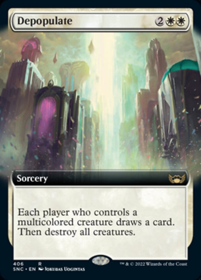 Depopulate (Extended Art) [Streets of New Capenna] | Odin's Place