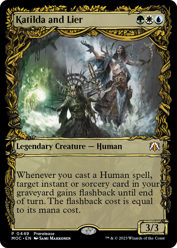 Katilda and Lier (Showcase Planar Booster Fun) [March of the Machine Commander Prerelease Promos] | Odin's Place