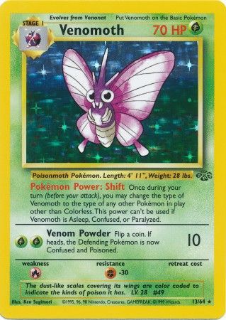 Venomoth (13/64) [Jungle Unlimited] | Odin's Place