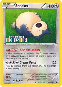 Snorlax (80/106) (Build-a-Bear Workshop Exclusive) [XY: Flashfire] | Odin's Place