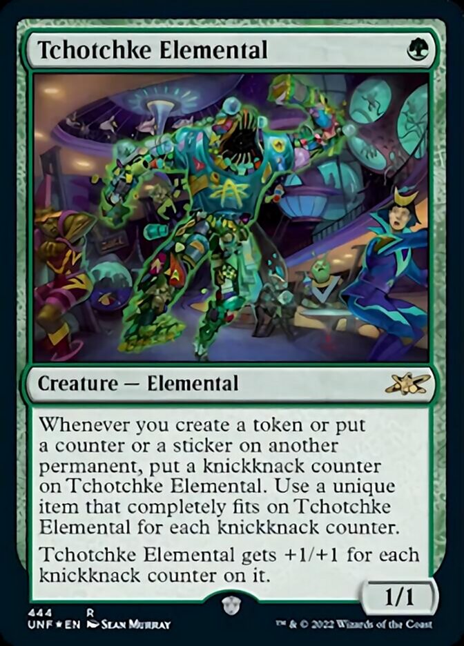 Tchotchke Elemental (Galaxy Foil) [Unfinity] | Odin's Place