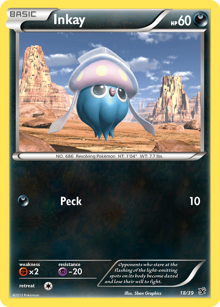 Inkay (18/39) [XY: Kalos Starter Set] | Odin's Place