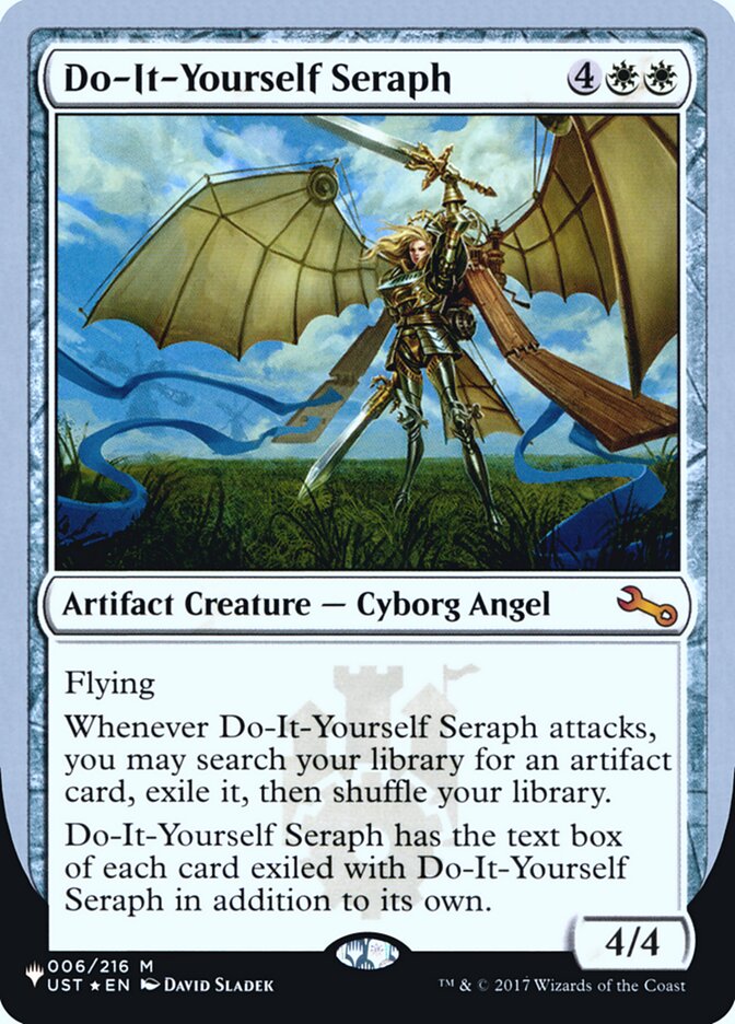 Do-It-Yourself Seraph (Unfinity Foil Edition) [The List] | Odin's Place