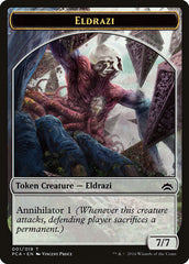 Eldrazi Spawn (002) // Eldrazi Double-Sided Token [Planechase Anthology Tokens] | Odin's Place