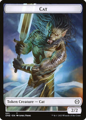 Phyrexian Mite (012) // Cat Double-Sided Token [Phyrexia: All Will Be One Tokens] | Odin's Place