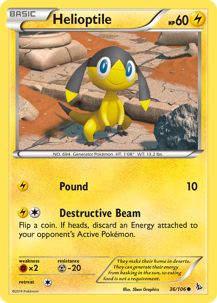 Helioptile (36/106) [XY: Flashfire] | Odin's Place