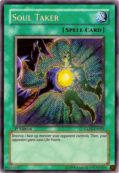 Soul Taker [GLAS-EN092] Secret Rare | Odin's Place