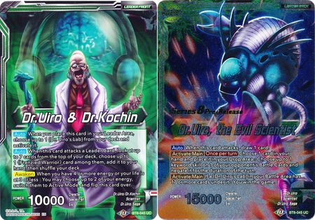 Dr.Uiro & Dr.Kochin // Dr.Uiro, the Evil Scientist (BT8-045_PR) [Malicious Machinations Prerelease Promos] | Odin's Place