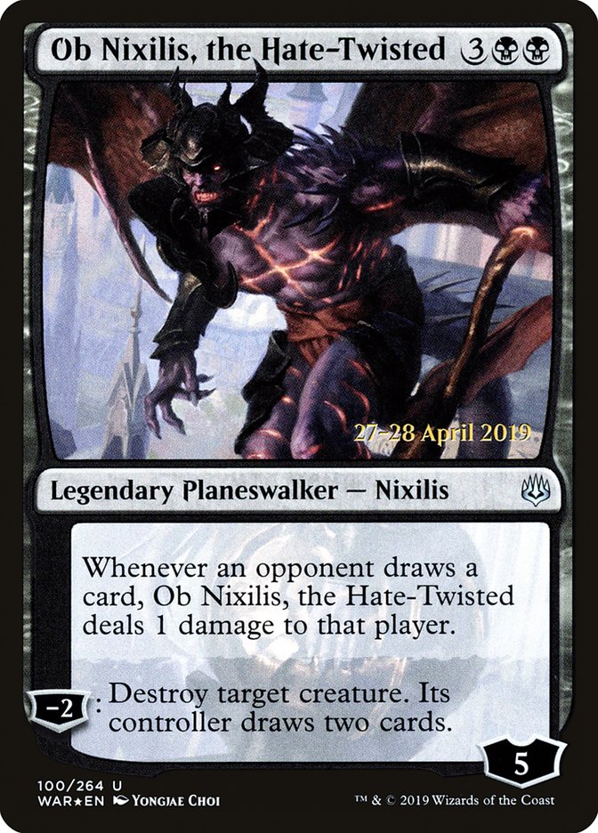 Ob Nixilis, the Hate-Twisted (100) [War of the Spark Prerelease Promos] | Odin's Place