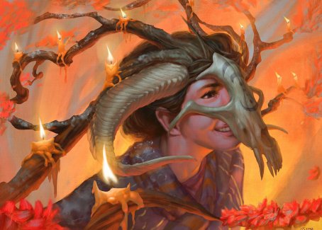 Hedgewitch's Mask Art Card [Innistrad: Midnight Hunt Art Series] | Odin's Place
