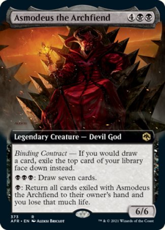Asmodeus the Archfiend (Extended Art) [Dungeons & Dragons: Adventures in the Forgotten Realms] | Odin's Place