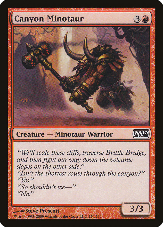 Canyon Minotaur (130) [Magic 2010] | Odin's Place