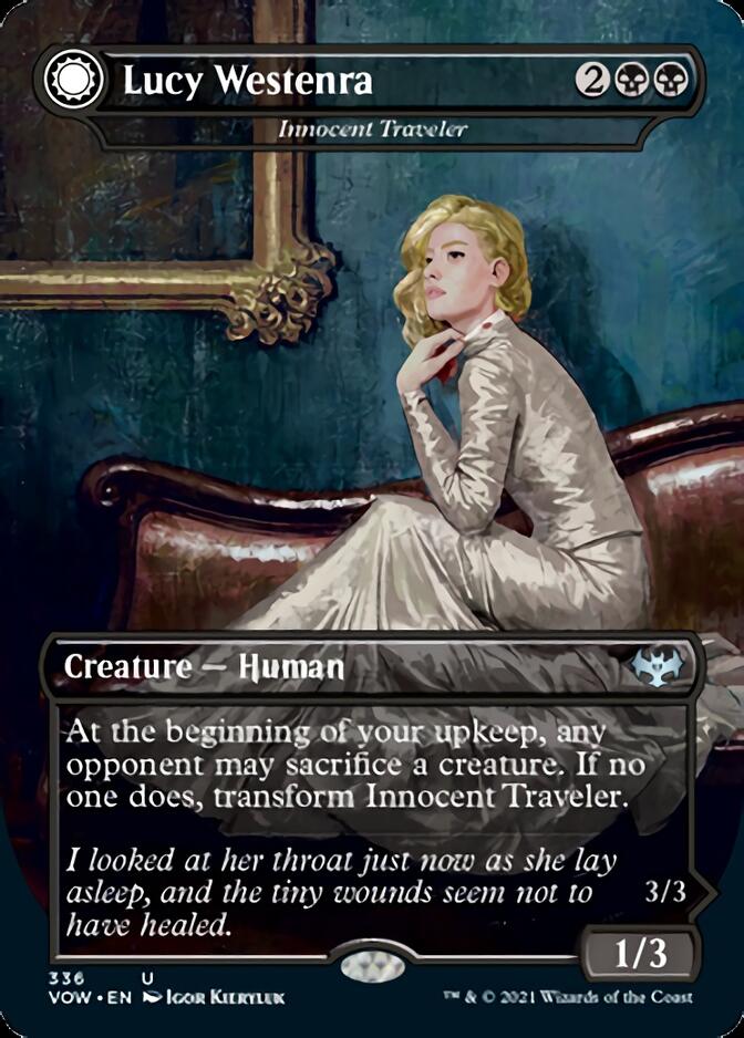 Innocent Traveler // Malicious Invader - Lucy Westenra // Lucy, Arisen Vampire [Innistrad: Crimson Vow] | Odin's Place