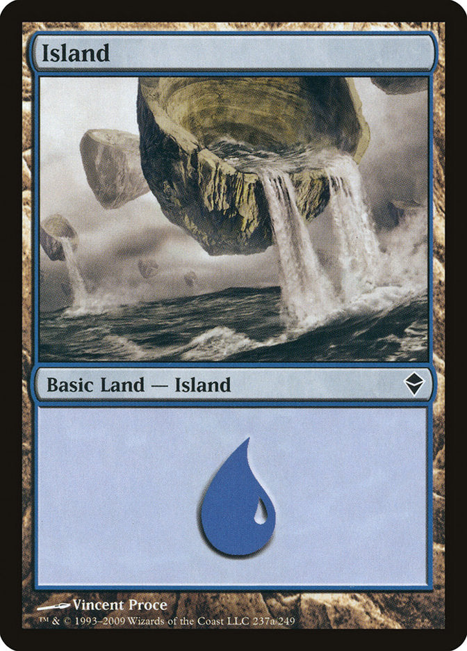 Island (237a) [Zendikar] | Odin's Place