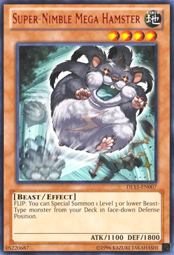 Super-Nimble Mega Hamster (Red) [DL15-EN007] Rare | Odin's Place