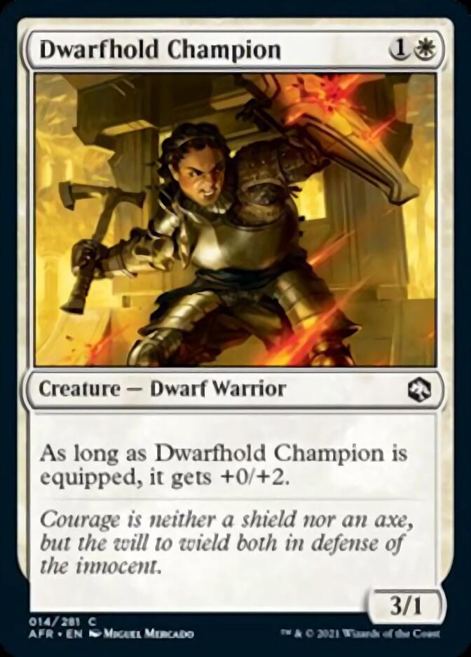 Dwarfhold Champion [Dungeons & Dragons: Adventures in the Forgotten Realms] | Odin's Place