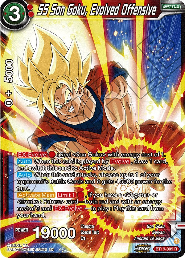 SS Son Goku, Evolved Offensive (BT19-009) [Fighter's Ambition] | Odin's Place