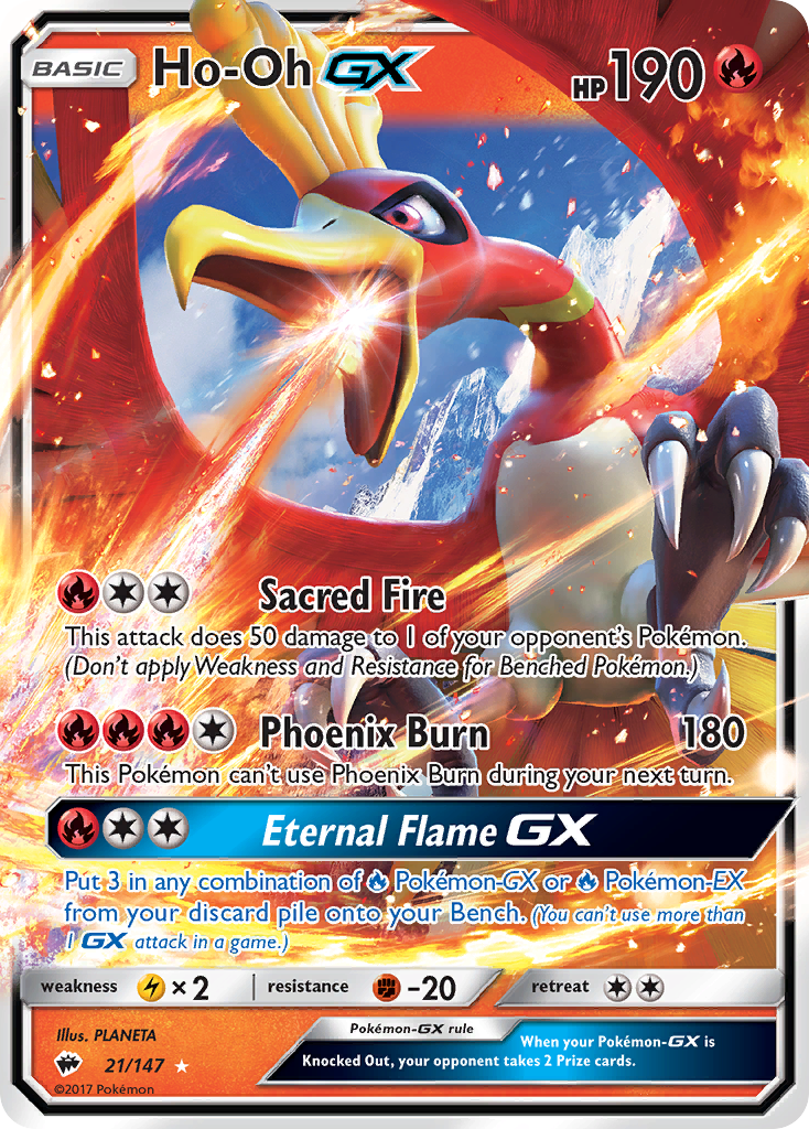 Ho-Oh GX (21/147) [Sun & Moon: Burning Shadows] | Odin's Place