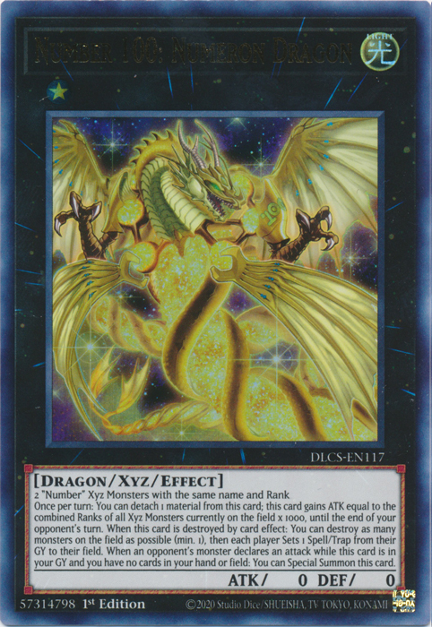 Number 100: Numeron Dragon [DLCS-EN117] Ultra Rare | Odin's Place