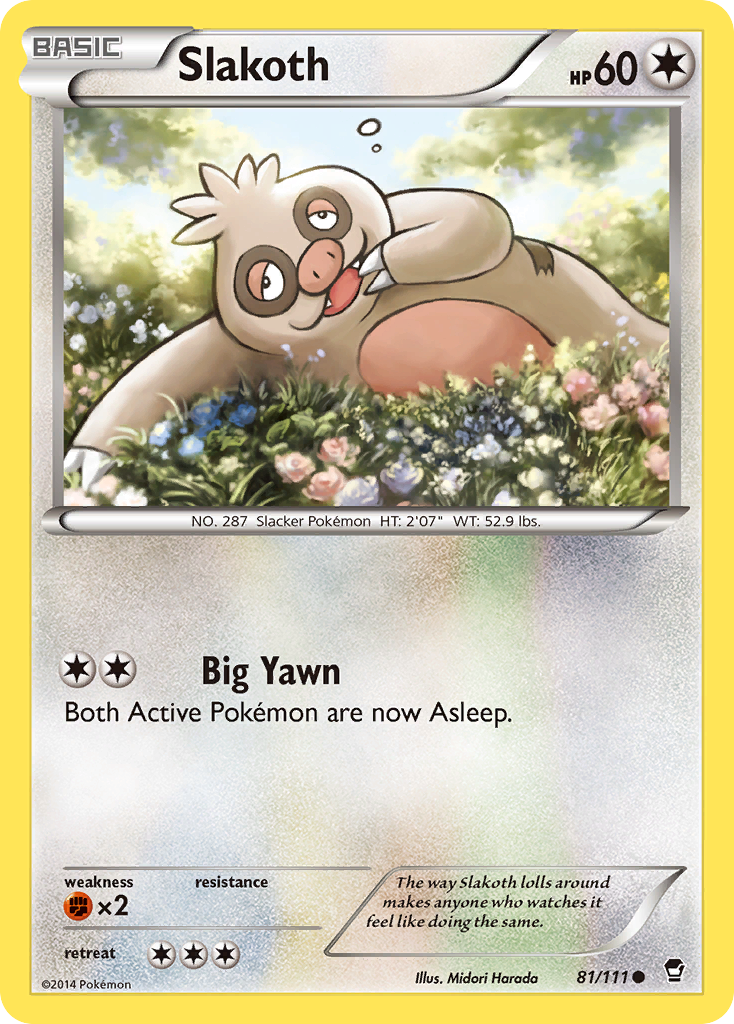 Slakoth (81/111) [XY: Furious Fists] | Odin's Place