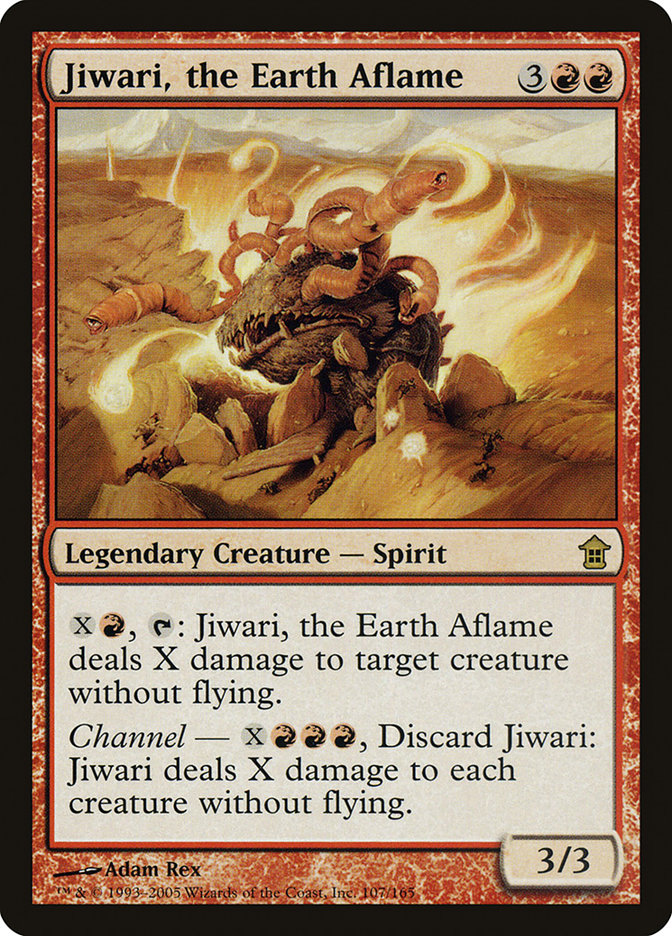 Jiwari, the Earth Aflame (107) [Saviors of Kamigawa] | Odin's Place