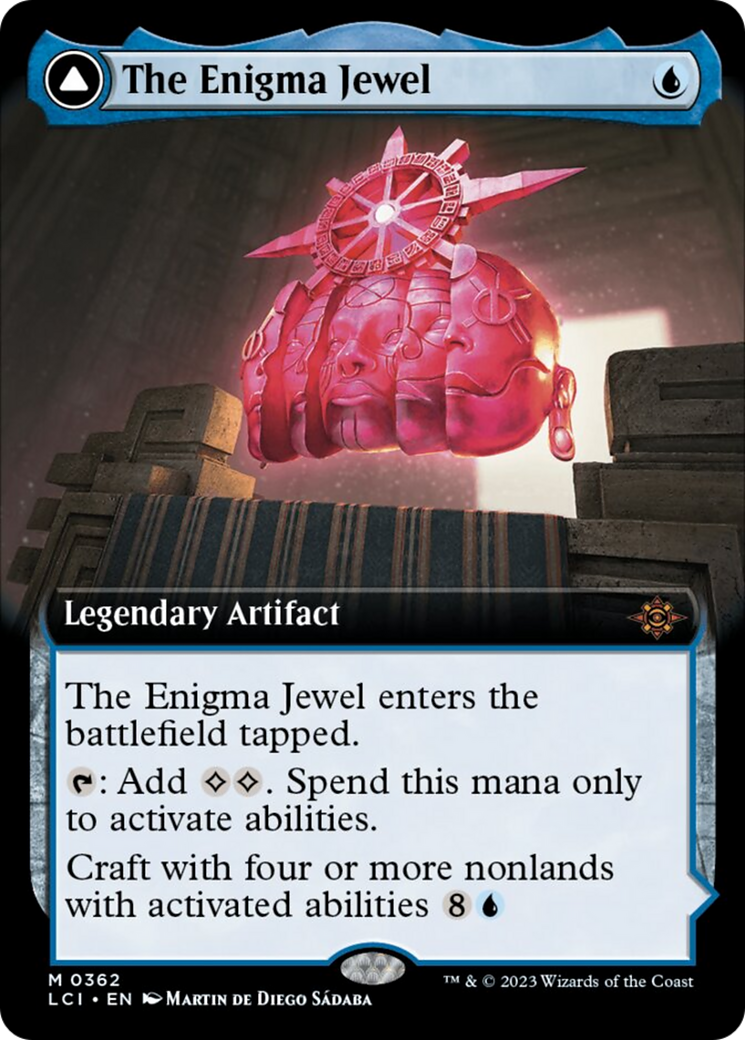 The Enigma Jewel // Locus of Enlightenment (Extended Art) [The Lost Caverns of Ixalan] | Odin's Place