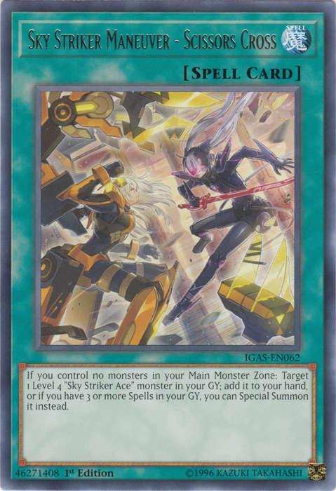 Sky Striker Maneuver - Scissors Cross [IGAS-EN062] Rare | Odin's Place