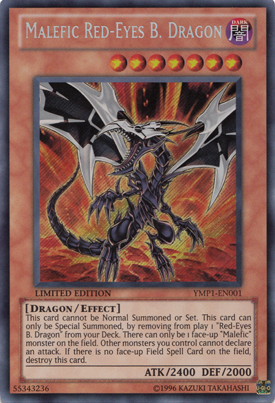 Malefic Red-Eyes B. Dragon [YMP1-EN001] Secret Rare | Odin's Place