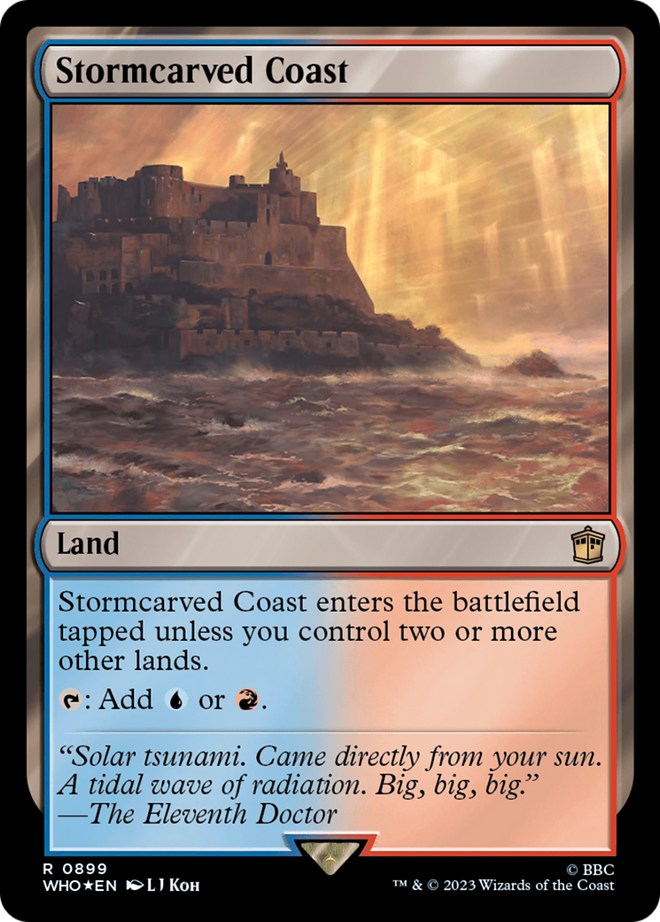 Stormcarved Coast (Surge Foil) [Doctor Who] | Odin's Place