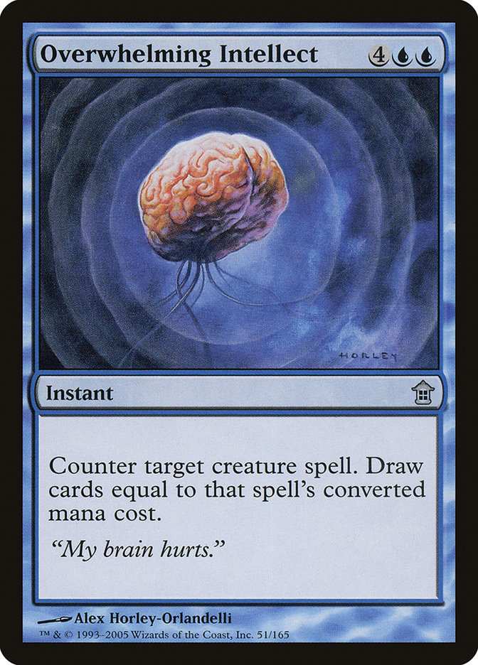 Overwhelming Intellect (51) [Saviors of Kamigawa] | Odin's Place