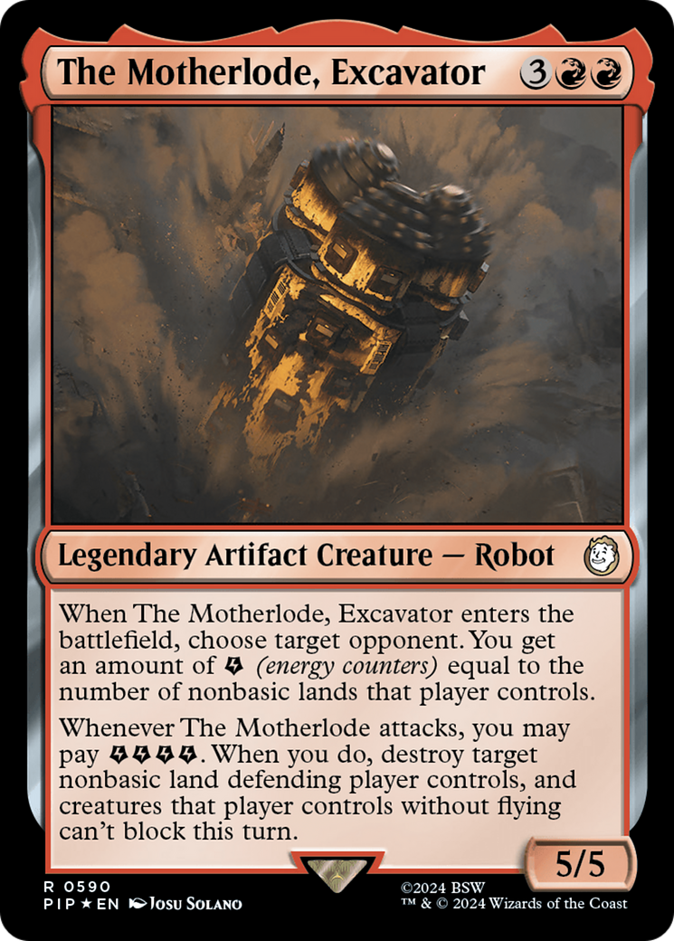 The Motherlode, Excavator (Surge Foil) [Fallout] | Odin's Place
