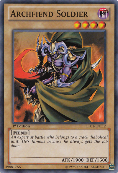 Archfiend Soldier [BP01-EN112] Common | Odin's Place