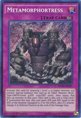 Metamorphortress [MVP1-ENS27] Secret Rare | Odin's Place