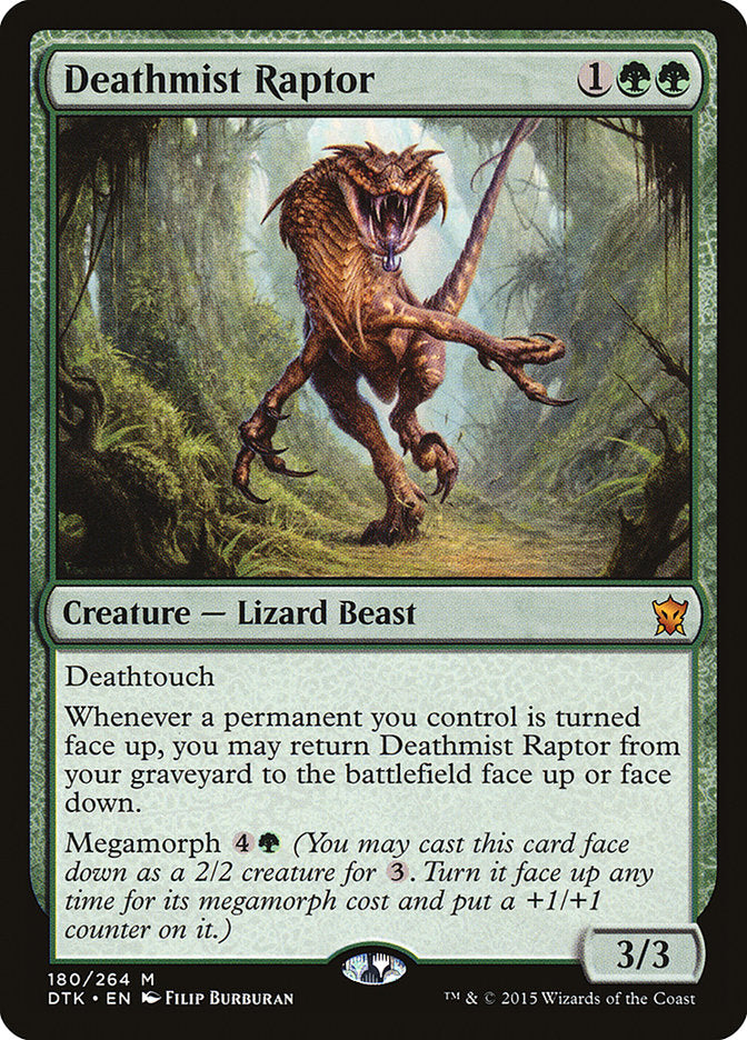 Deathmist Raptor (180) [Dragons of Tarkir] | Odin's Place