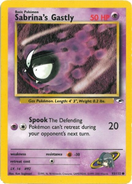Sabrina's Gastly (93/132) [Gym Heroes Unlimited] | Odin's Place