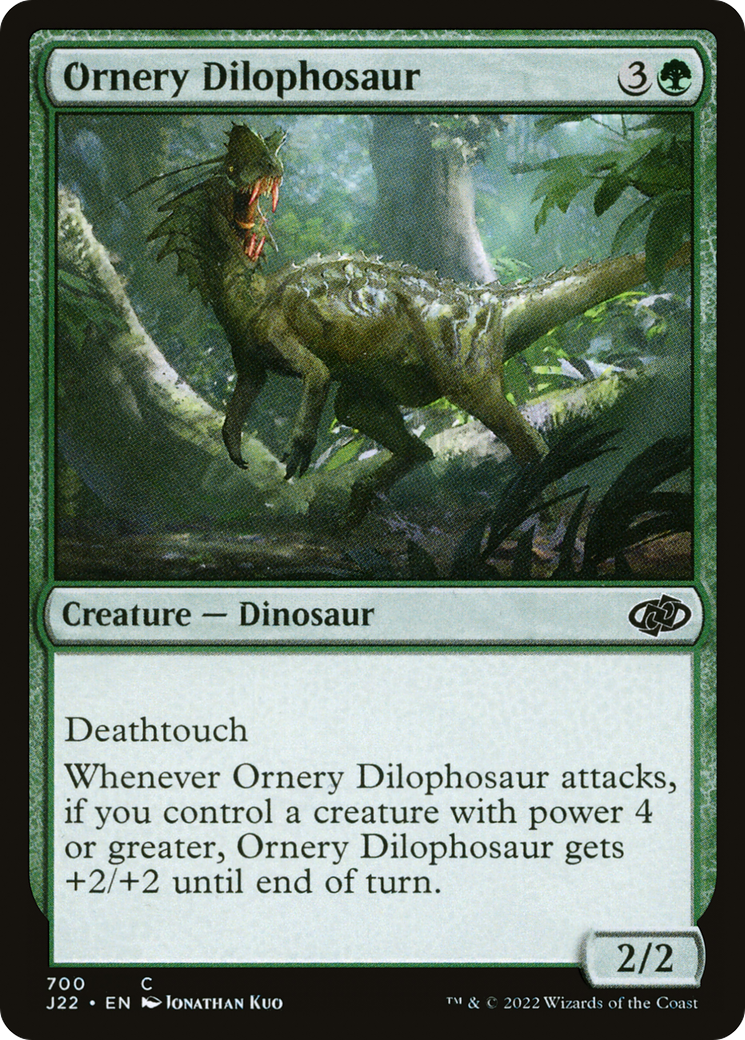 Ornery Dilophosaur [Jumpstart 2022] | Odin's Place