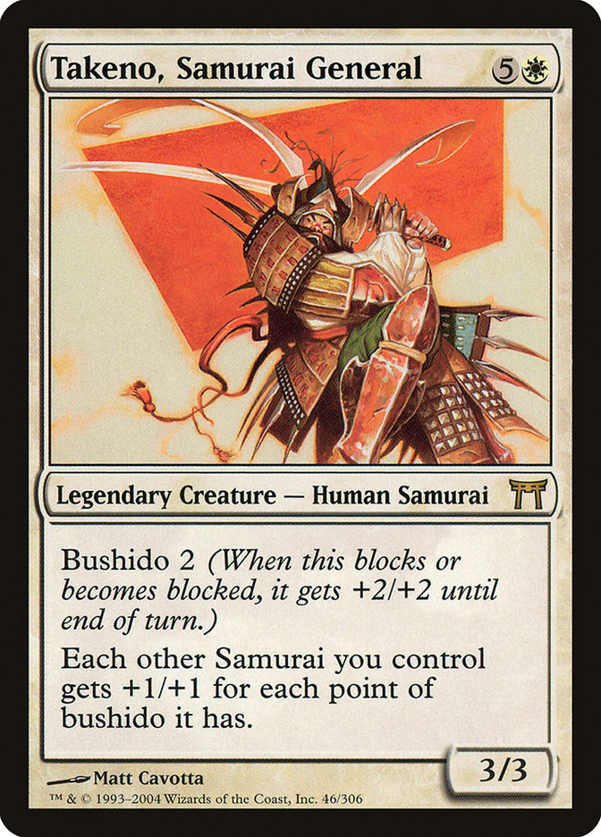 Takeno, Samurai General (46) [Champions of Kamigawa] | Odin's Place