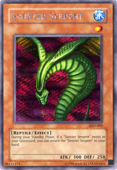 Sinister Serpent [SDD-002] Secret Rare | Odin's Place