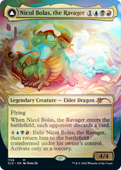 Nicol Bolas, the Ravager // Nicol Bolas, the Arisen (Borderless) [Secret Lair: From Cute to Brute] | Odin's Place