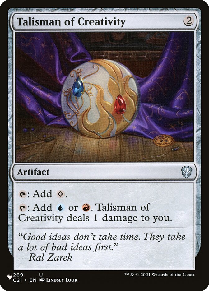 Talisman of Creativity [Secret Lair: Heads I Win, Tails You Lose] | Odin's Place