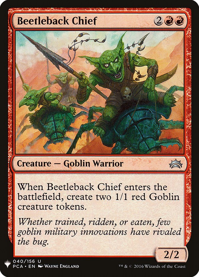 Beetleback Chief [Mystery Booster] | Odin's Place