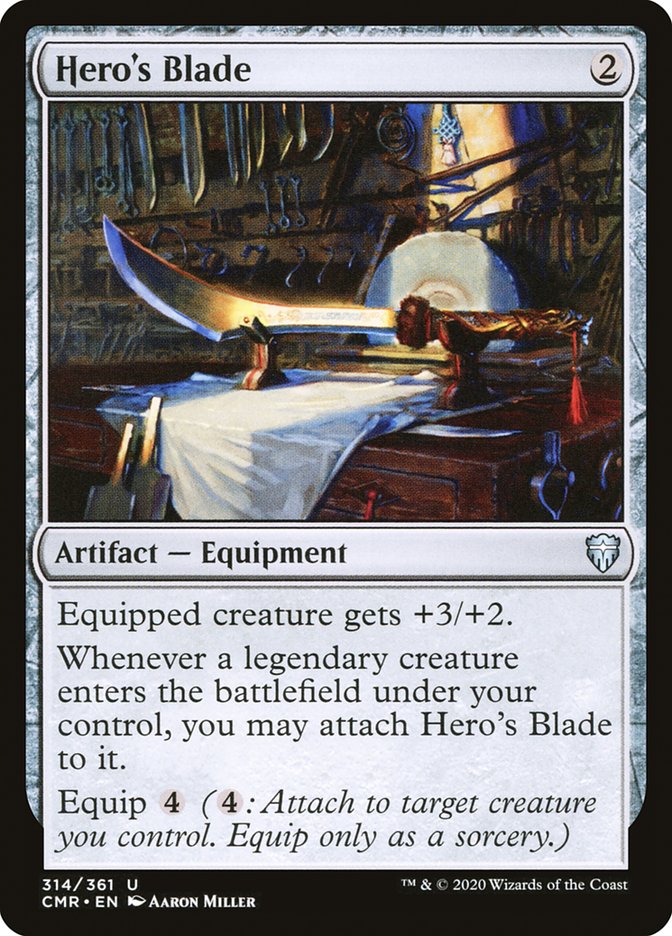 Hero's Blade (314) [Commander Legends] | Odin's Place